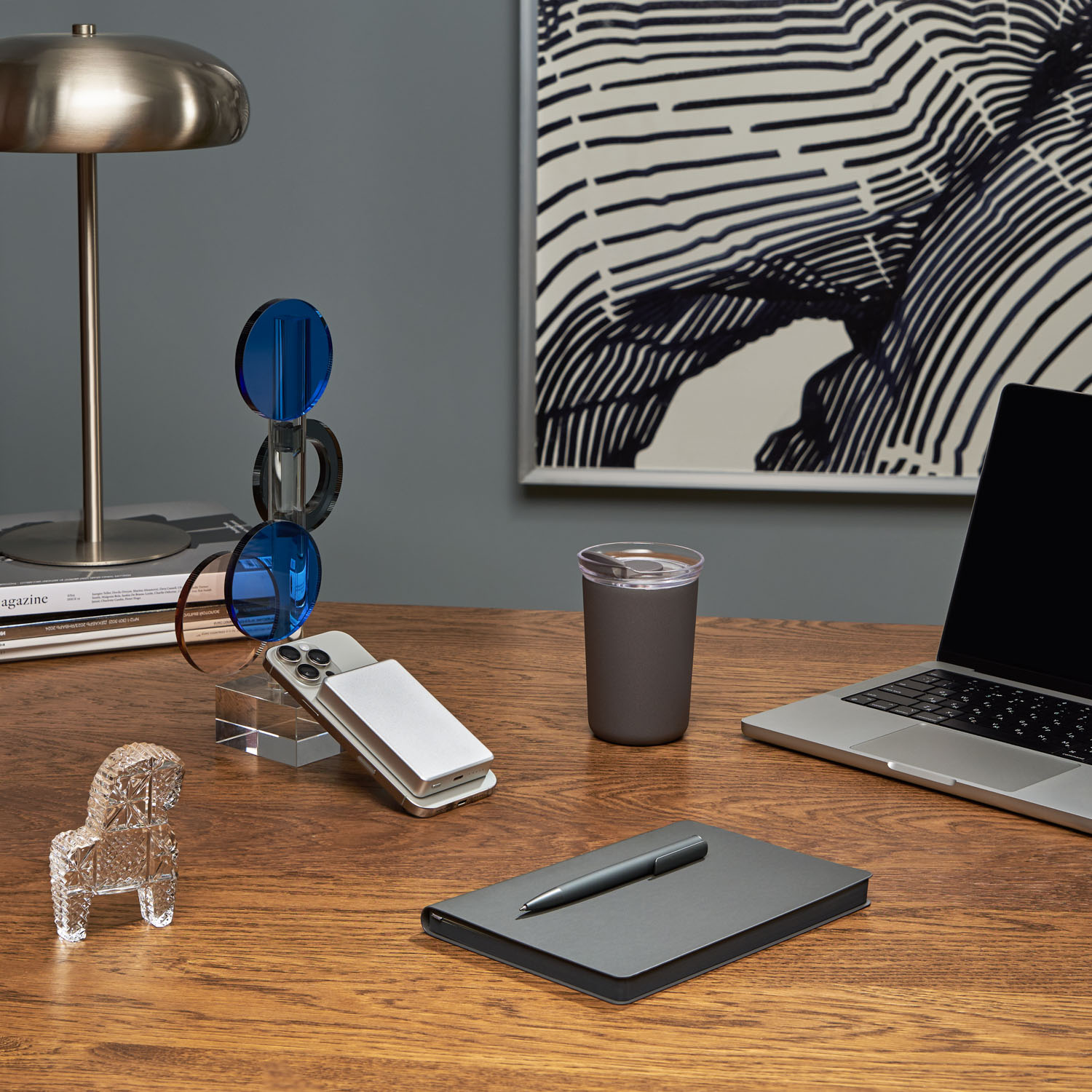 Термокружка вакуумная Strada, серая-8