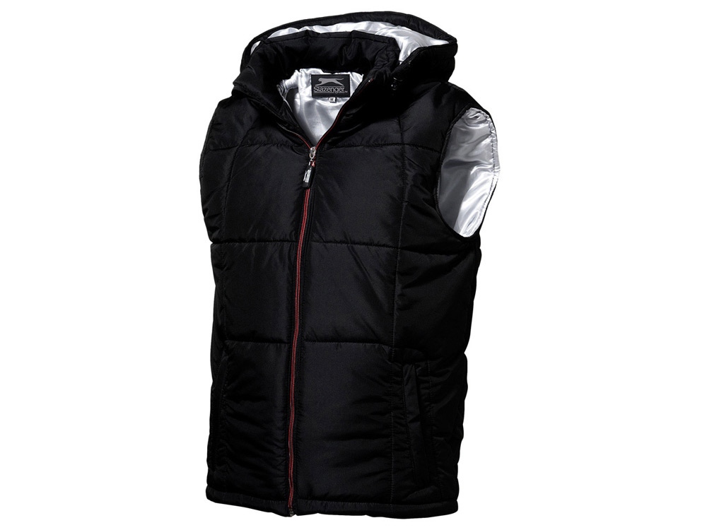 Жилет мужской, Slazenger, черный/стальной-0