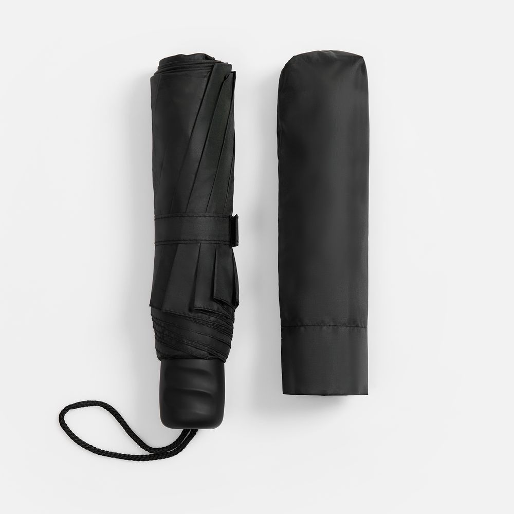 Зонт складной Basic, ver.2, черный-3