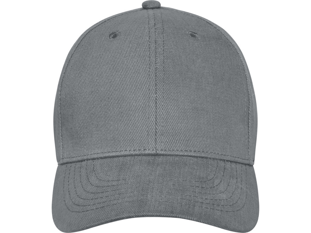Бейсболка Davis, 6 панелей, серый-1