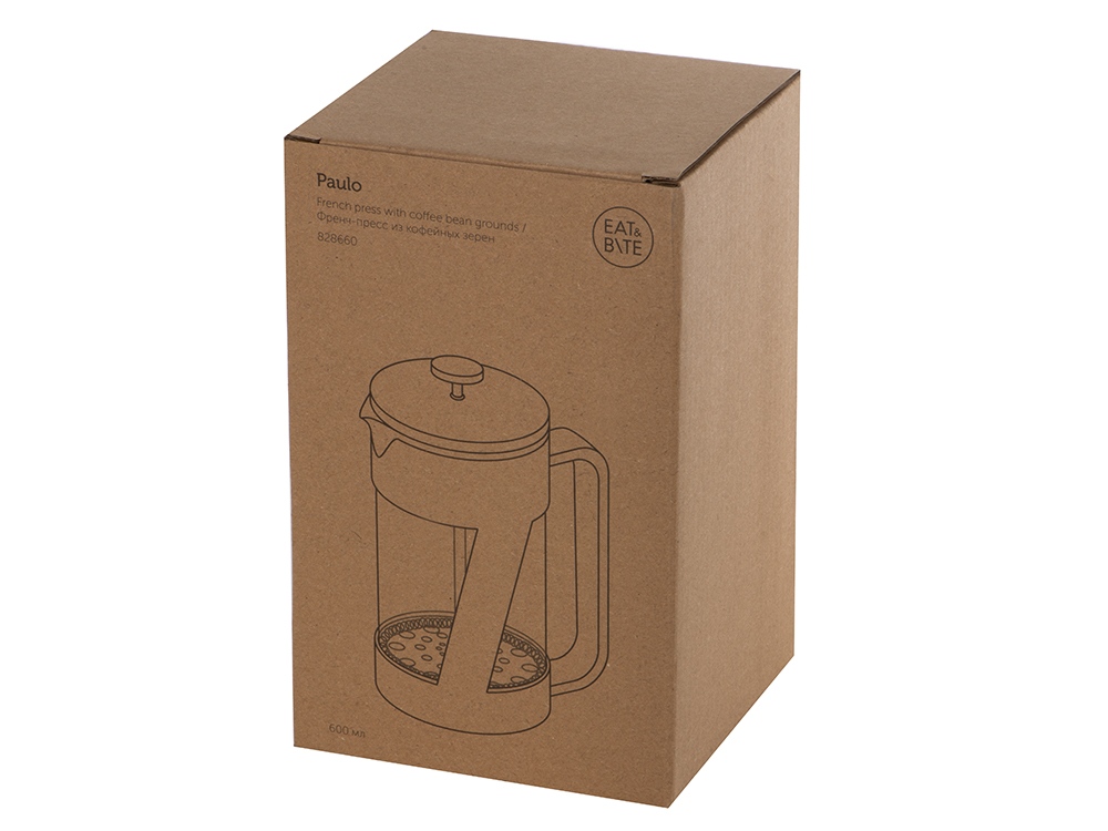 Френч-пресс из кофейных зерен Paulo, 600 мл-10