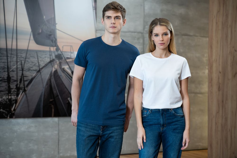 Футболка женская Ladies American U, белая-3