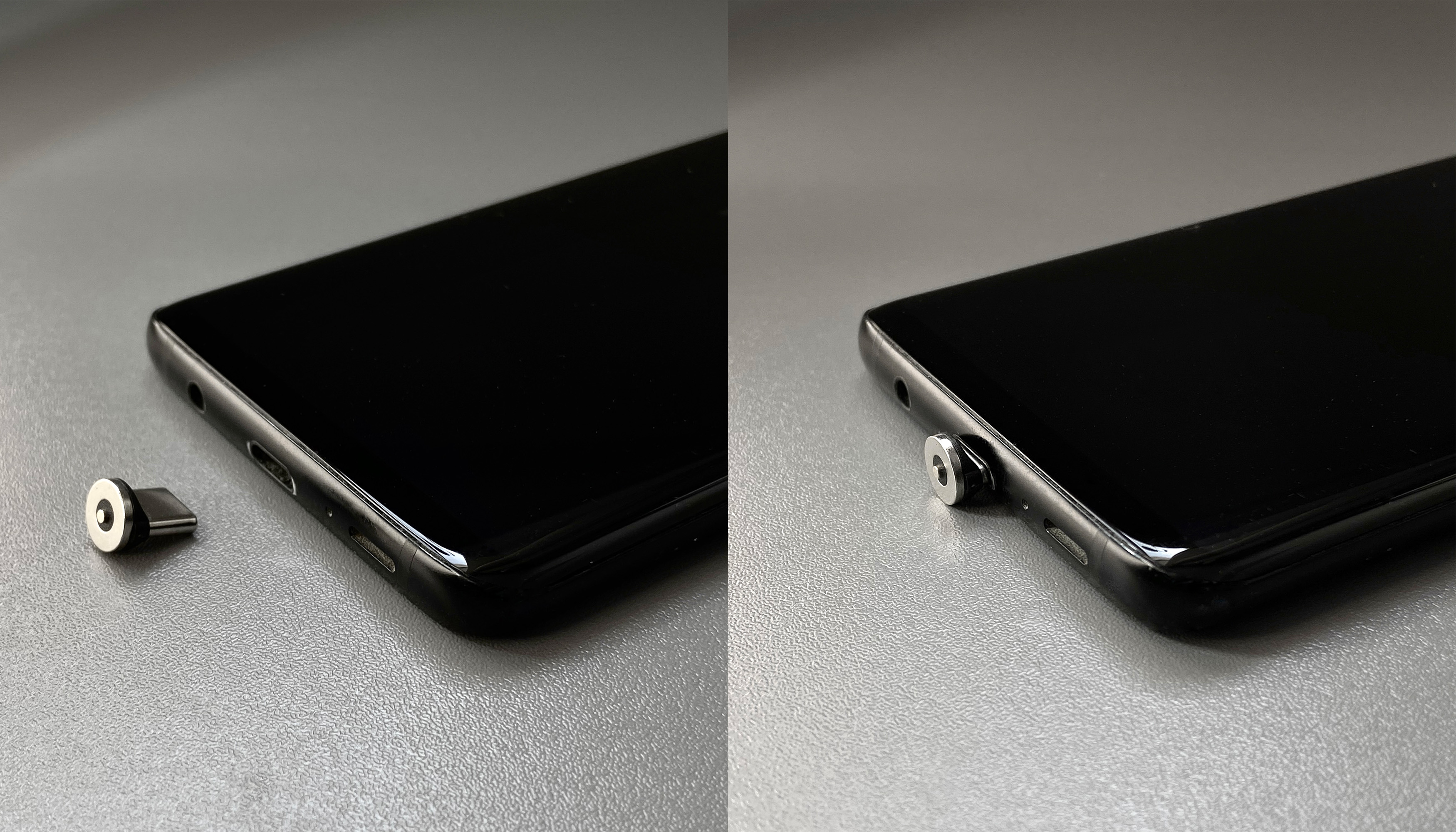 Автомобильное сенсорное беспроводное (15W) зарядное устройство "Titan" с набором переходников для магнитной зарядки, с подсветкой логотипа-5