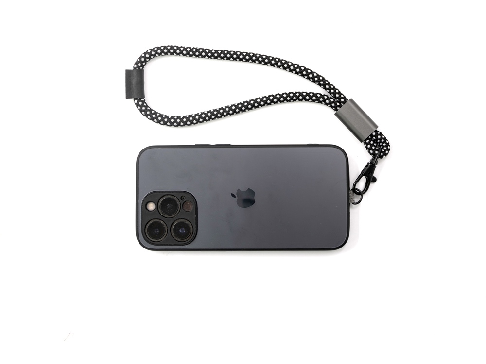 Ремешок-держатель для телефона на запястье Lany Wristband Eco, серый-5