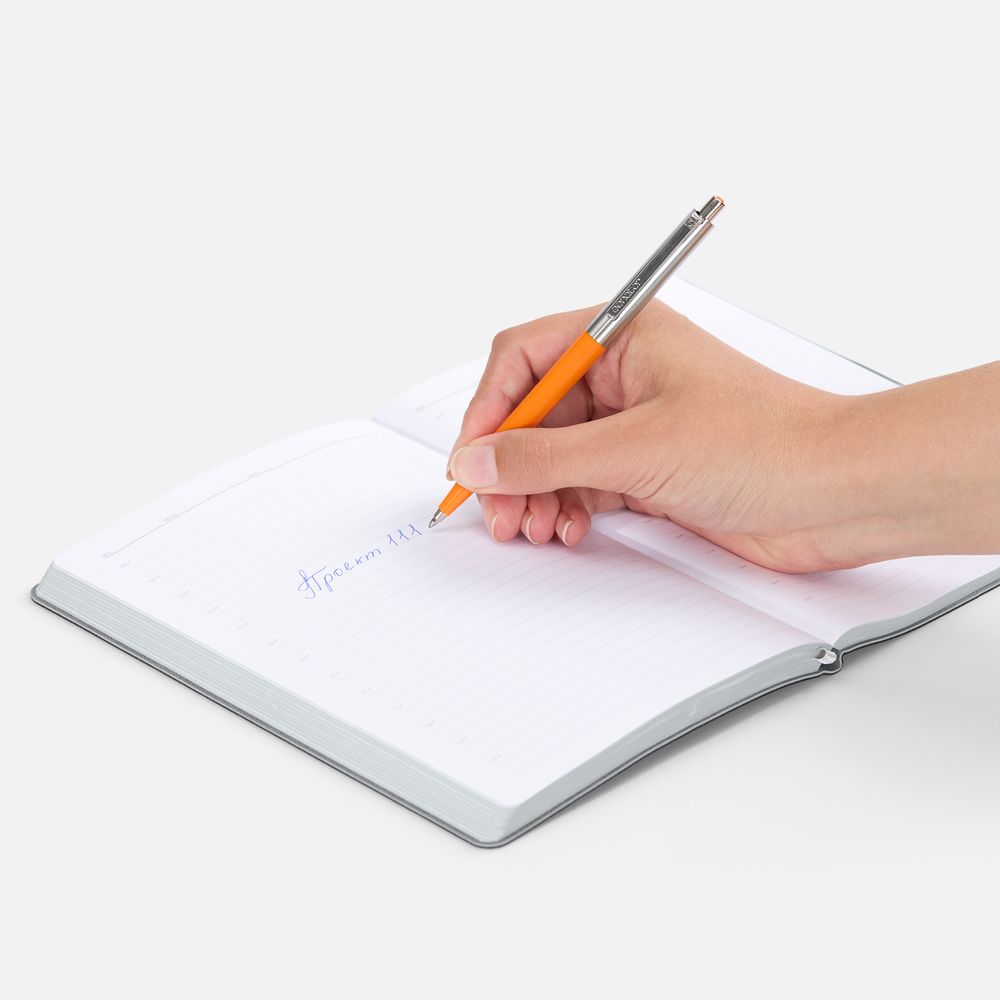 Ручка шариковая Senator Point Metal, ver.2, оранжевая-2