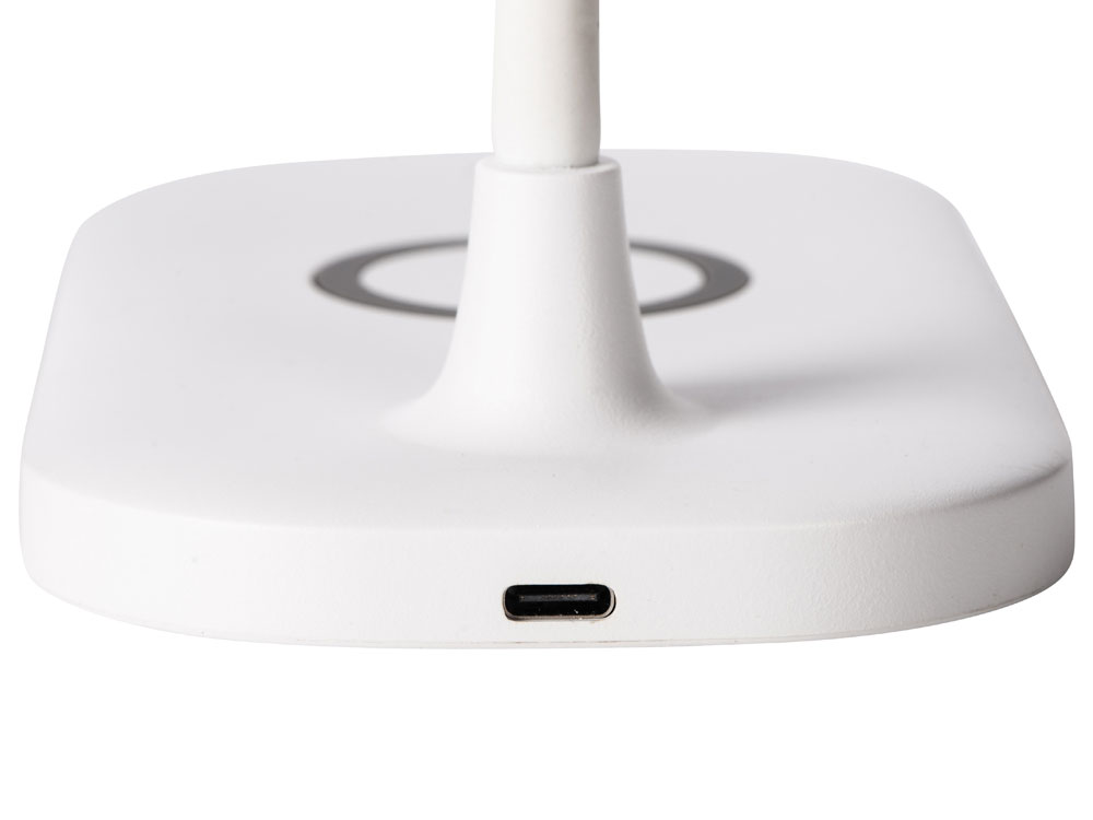 Настольный светильник с беспроводной зарядкой Nimble, 10 Вт-4