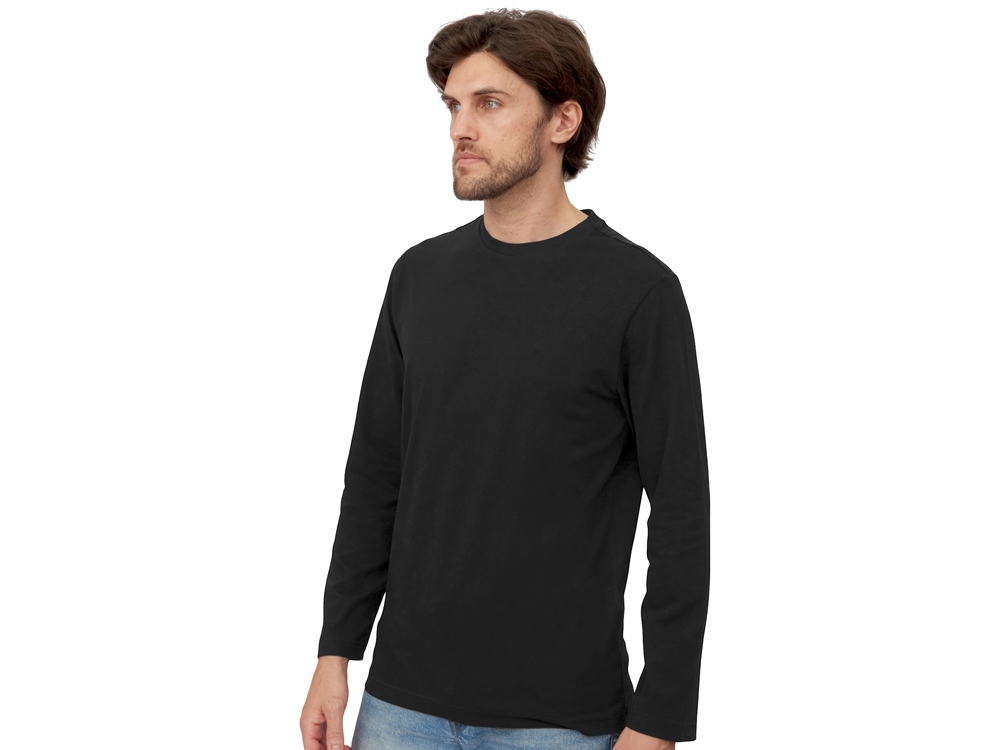 Лонгслив HD Fit мужской,черный-1