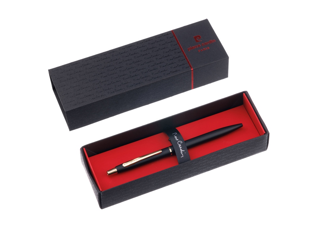 Ручка шариковая Pierre Cardin GAMME. Цвет - черный. Упаковка Е-4