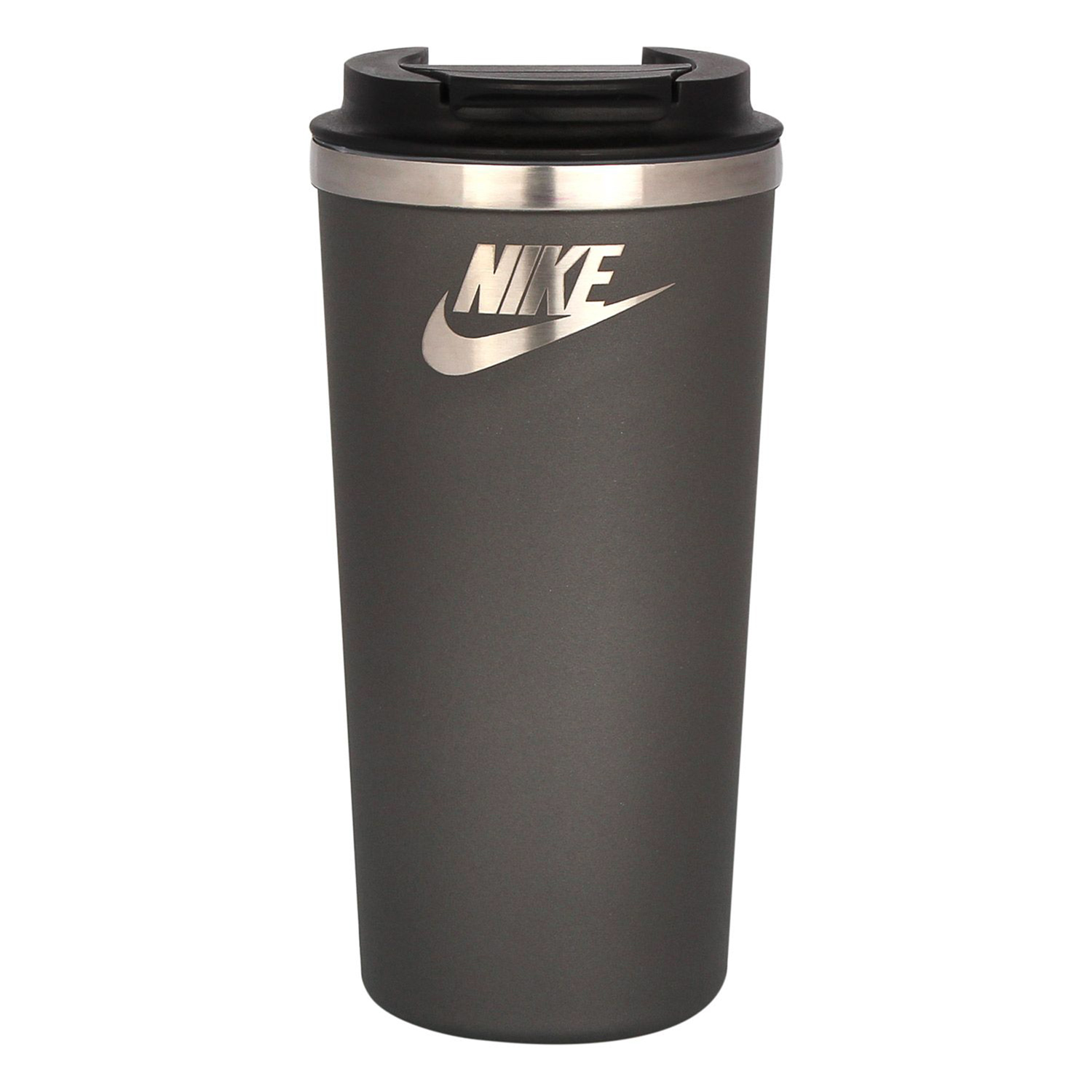 Термокружка вакуумная Palermo, серая, матовая поверхность-1