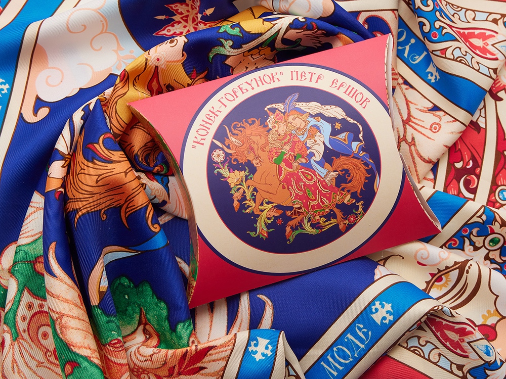 Платок Конёк - Горбунок-4