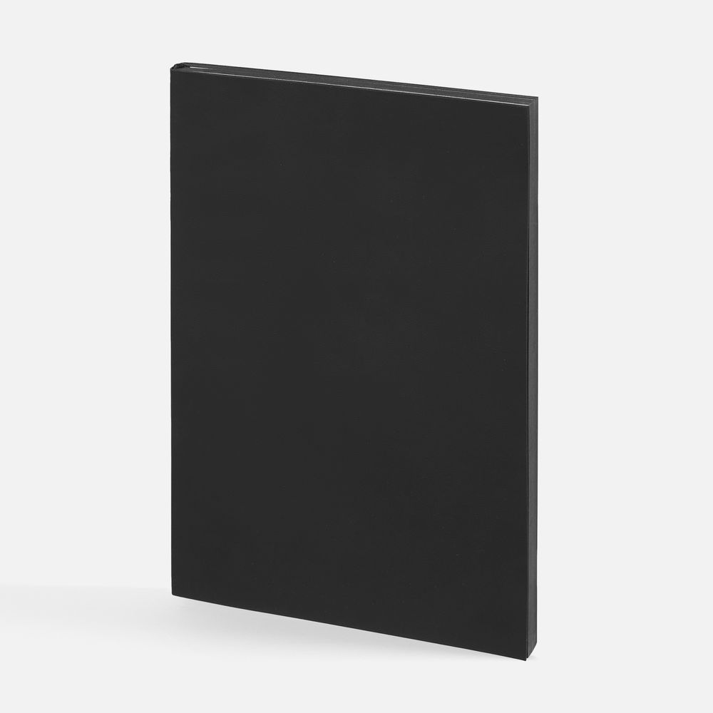 Ежедневник Flat, недатированный, черный-1