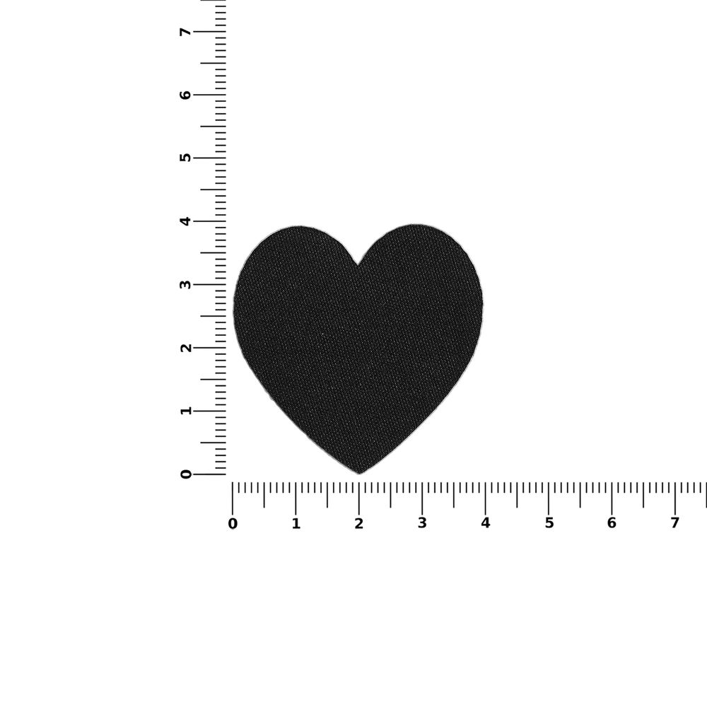 Наклейка тканевая Lunga Сor, M, черная-1