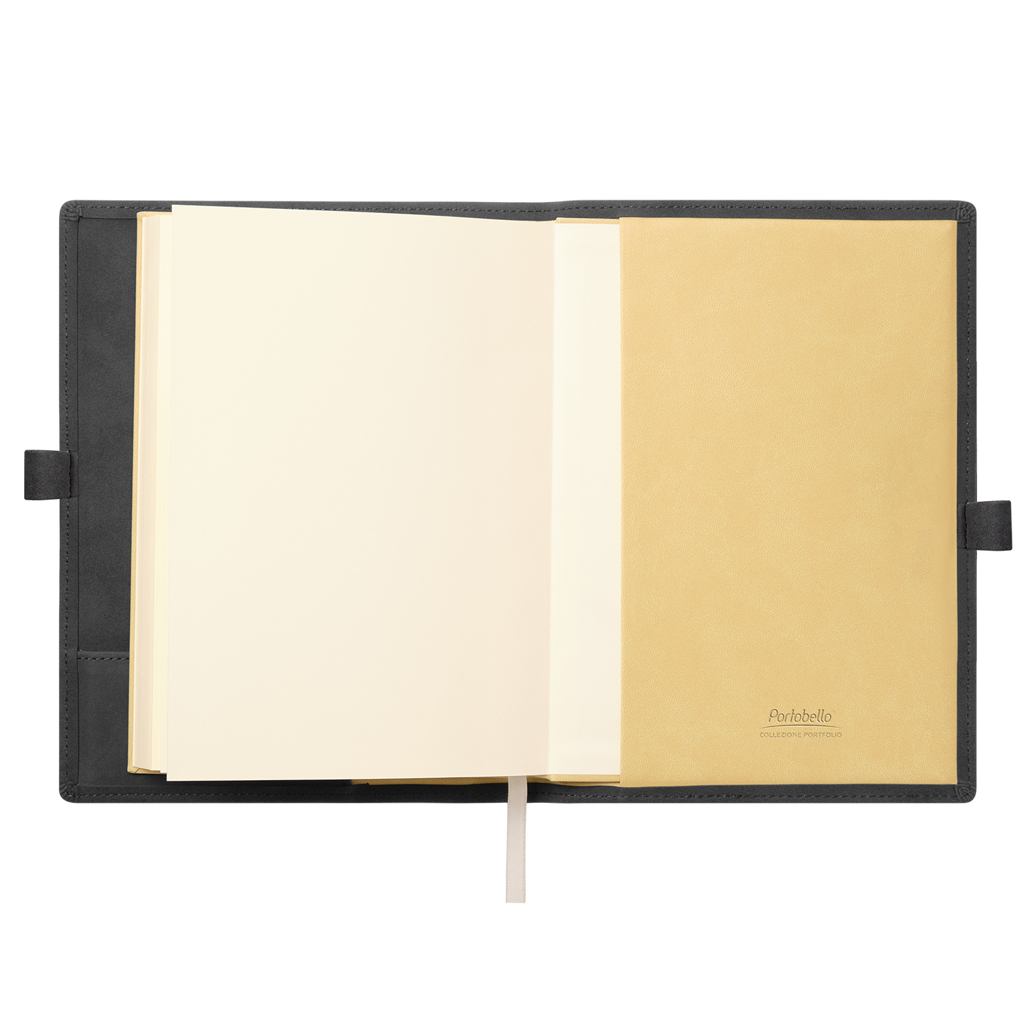 Ежедневник-портфолио Clip NEO недатированный в подарочной коробке, черный (в комплекте ручка Tesoro серебро)-8