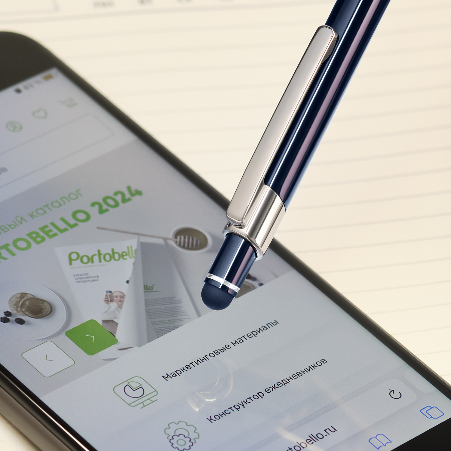 Шариковая ручка Леви (Levi), синяя-4