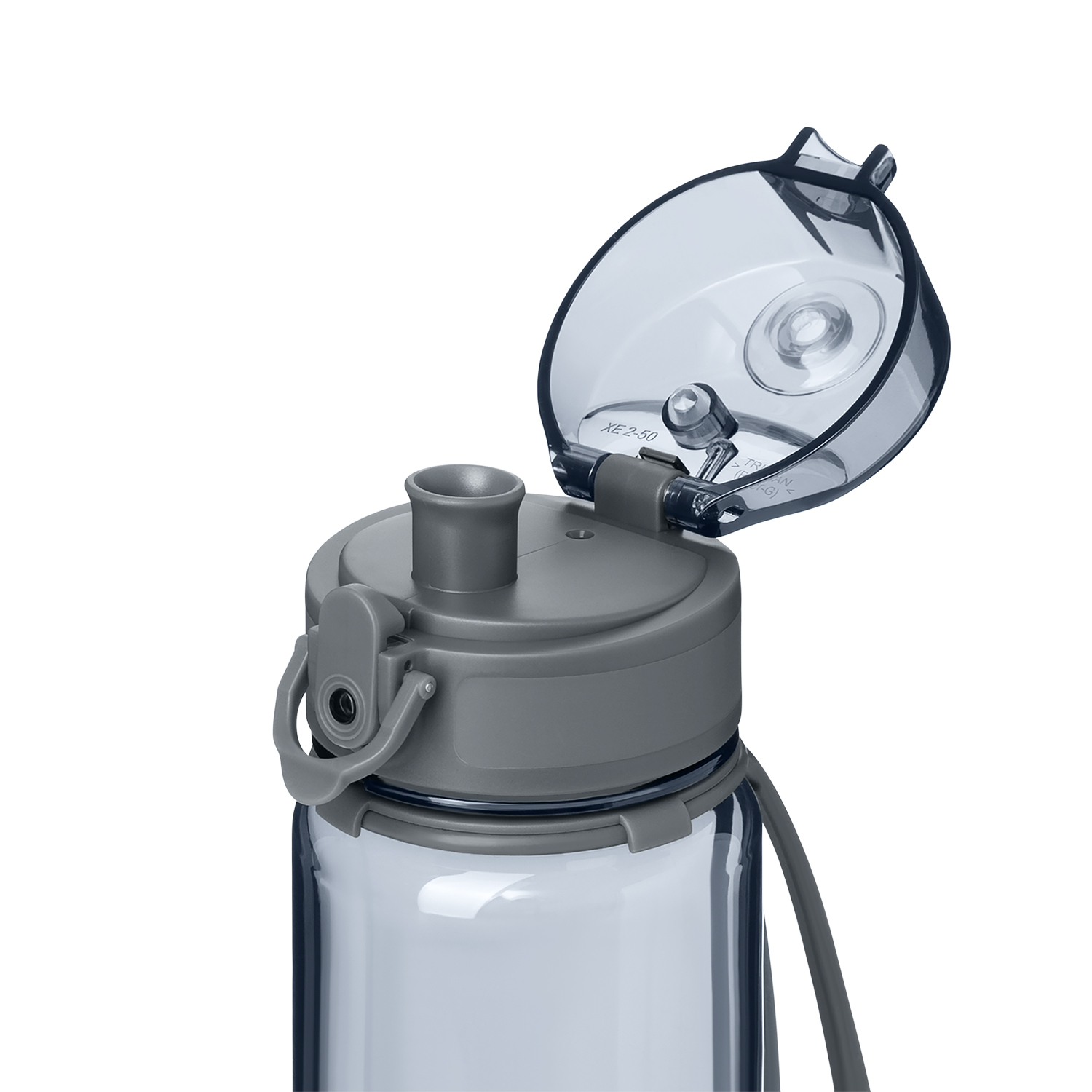 Бутылка для воды Como, серая-5