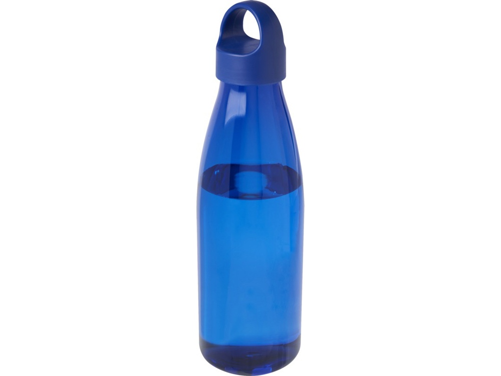 Bergen бутылка для воды объемом 800 мл из переработанной пластмассы, ярко-синий-0