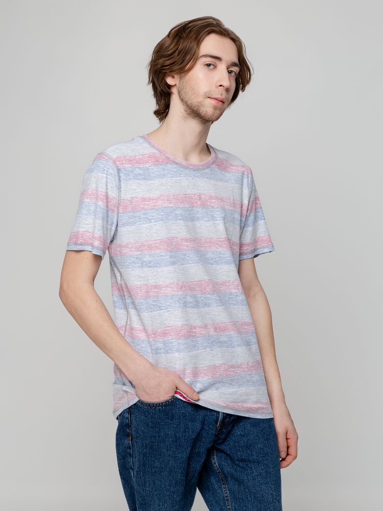 Футболка мужская Rayet двусторонняя, красная с синим-5