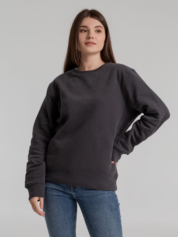 Свитшот унисекс King, темно-серый-5