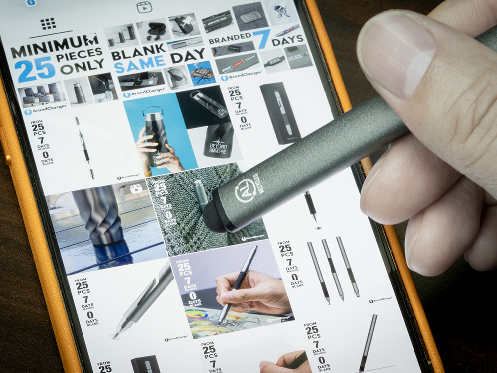 Вечный карандаш Picasso 2 Eco со стилусом, темно-серый-7