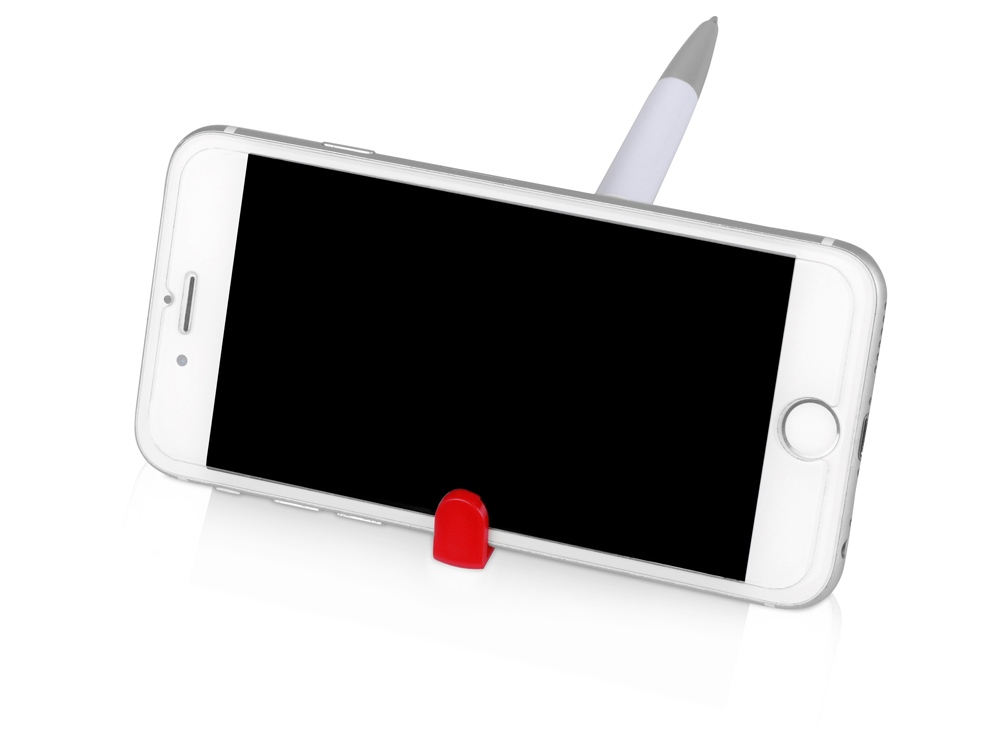 Ручка-подставка Кипер, белый/красный-3