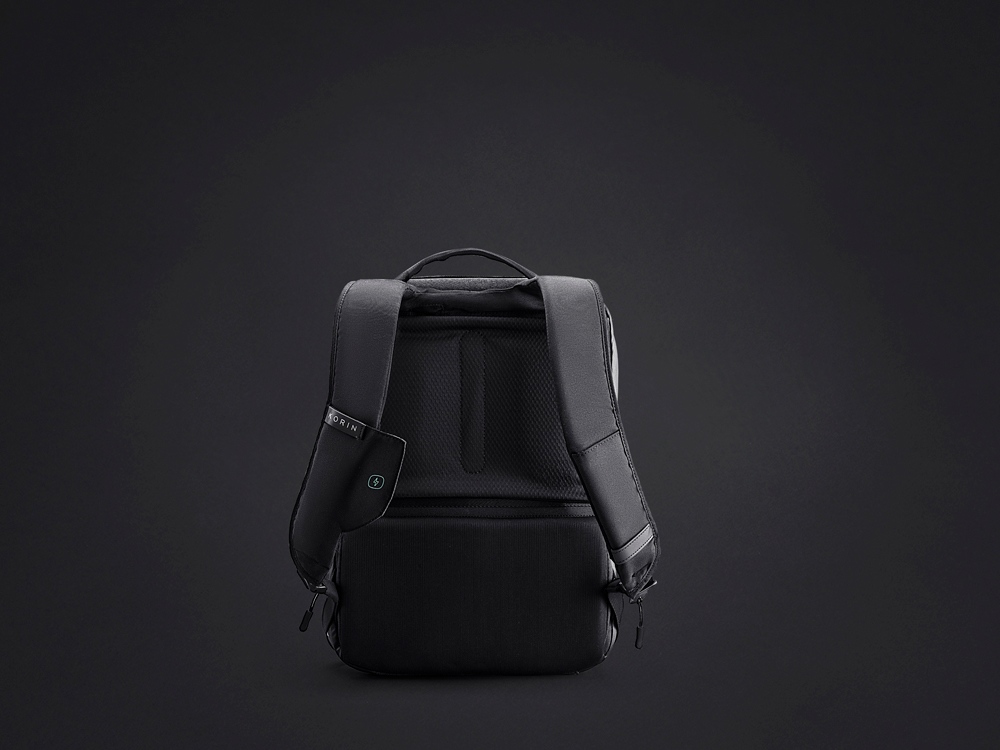 Водостойкий антикражный рюкзак Clickpack для ноутбука 15.6, черный-20