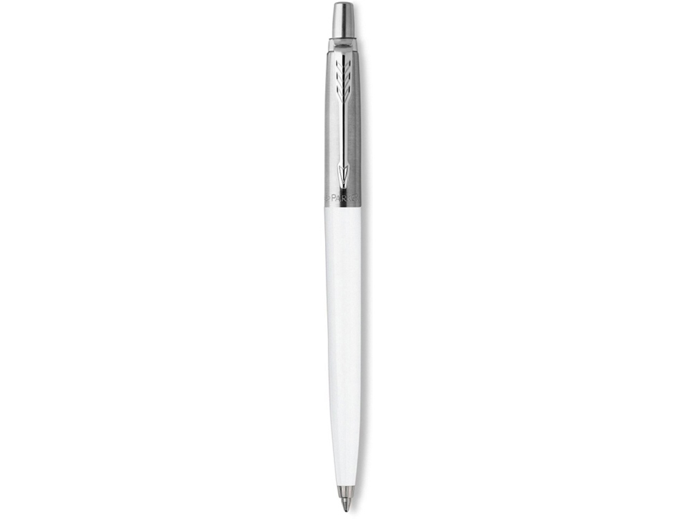 Шариковая ручка Parker Jotter ORIGINALS WHITE CT, стержень: Mblue ЭКО-УПАКОВКА-1