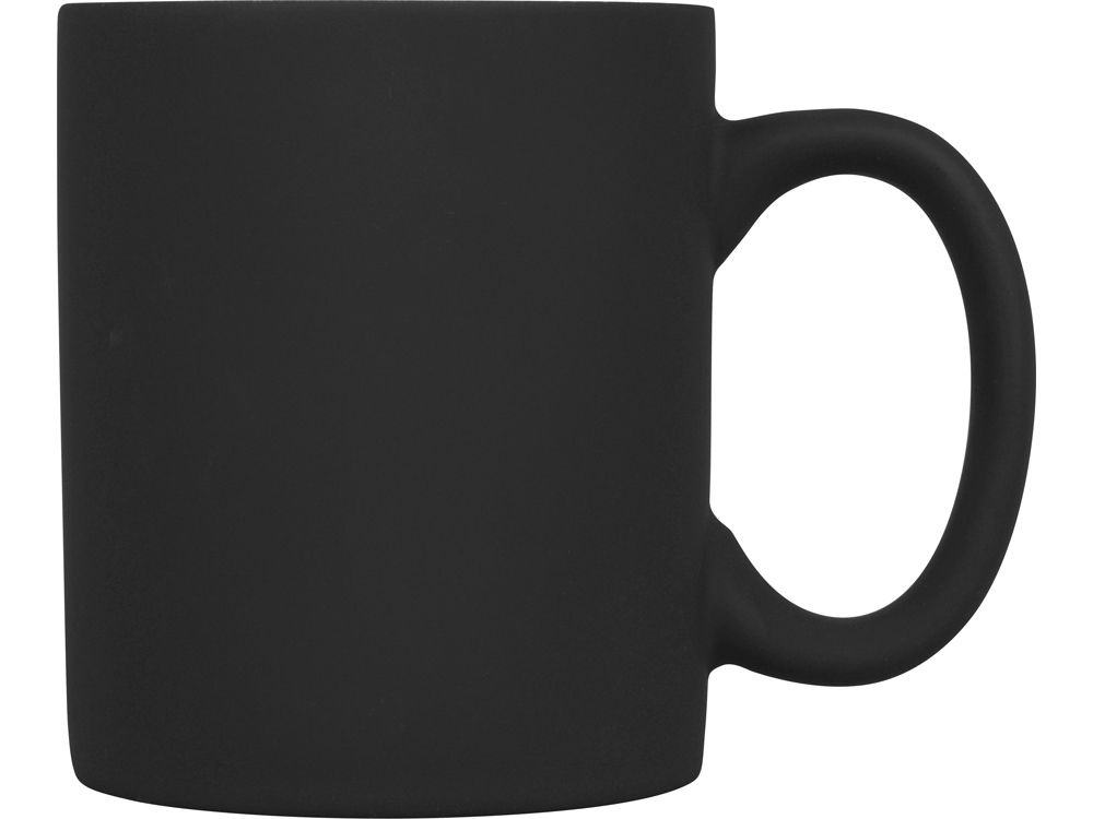 Кружка с покрытием soft-touch Barrel of a Gum, черный-1