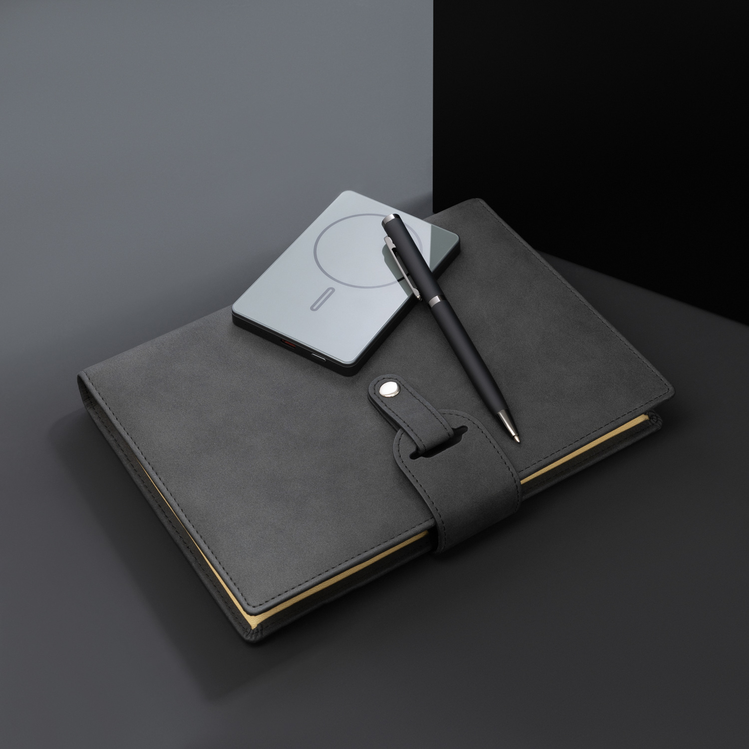 Внешний аккумулятор Оникс PD (Onyx PD) 5000mAh с функцией беспроводной зарядки 15W, серый-8
