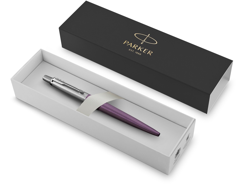 Шариковая ручка Parker Jotter Essential, Victoria Violet CT, стержень: Mblue-2