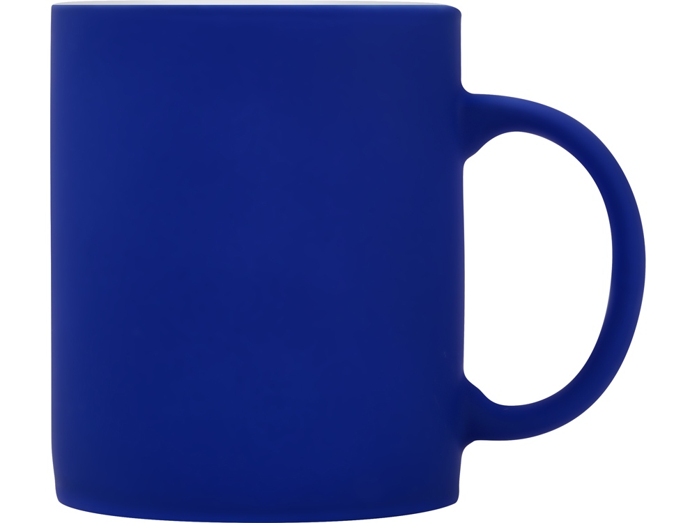 Кружка с покрытием soft-touch Barrel of a Gum, синий-1