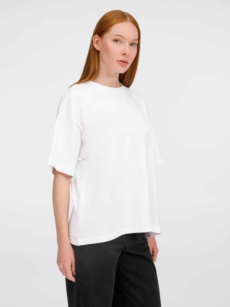 Футболка оверсайз унисекс Legacy, белая-4