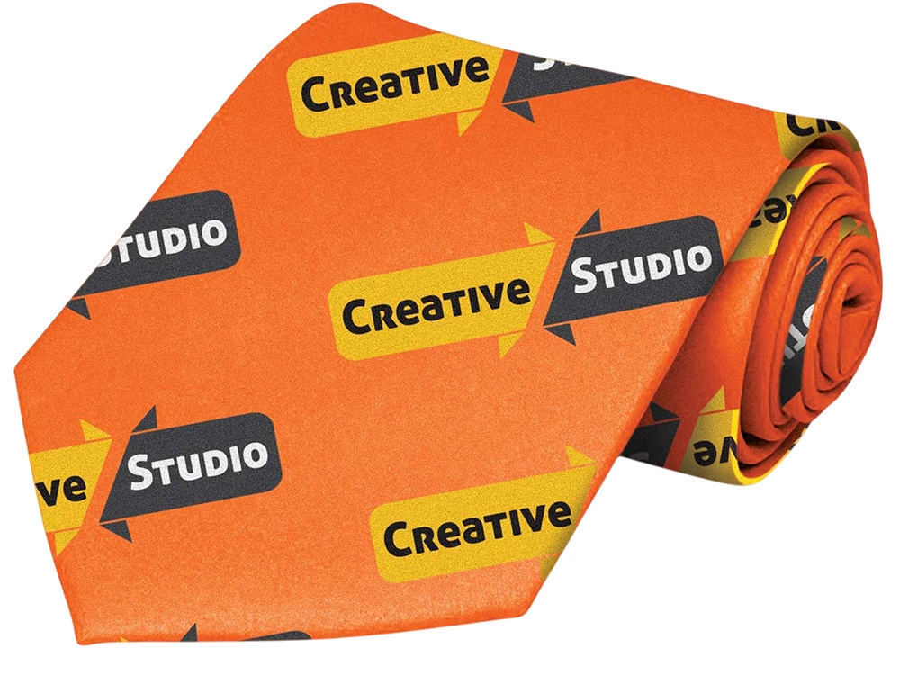 Галстук с возможностью полноцветной печати-4