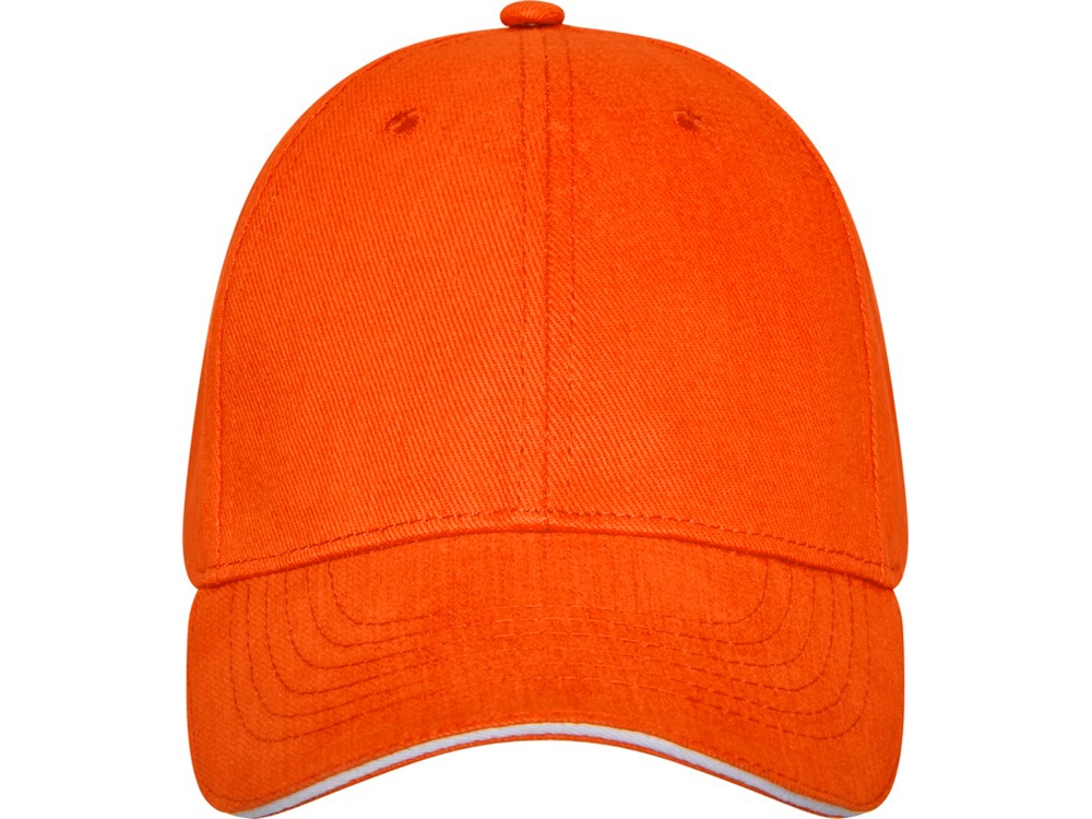 Бейсболка Darton, 6 панелей, оранжевый-1