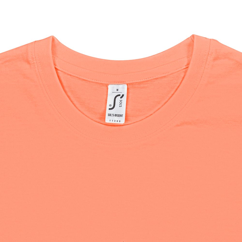 Футболка унисекс Regent 150, оранжевая (абрикосовая)-2