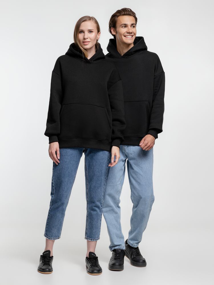 Худи оверсайз Kulonga Comfort Heavy, черное-4