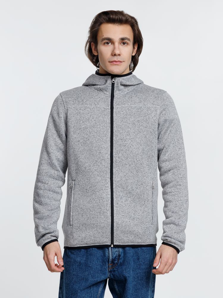 Куртка с капюшоном унисекс Gotland, серая-8