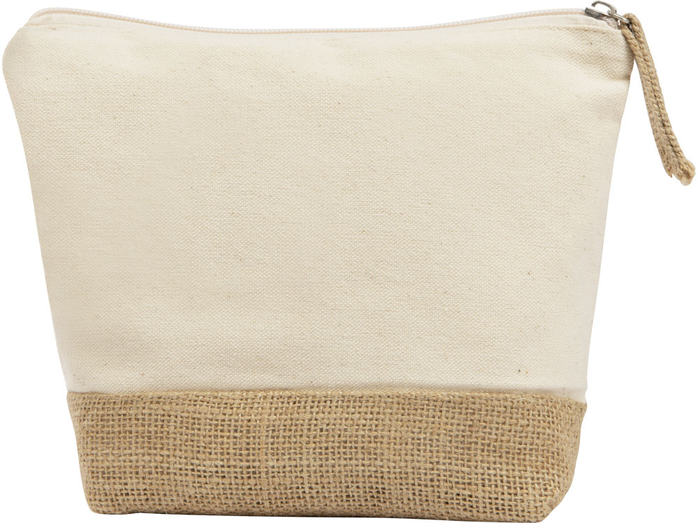 Косметичка Jute из хлопка и джута, натуральный-1