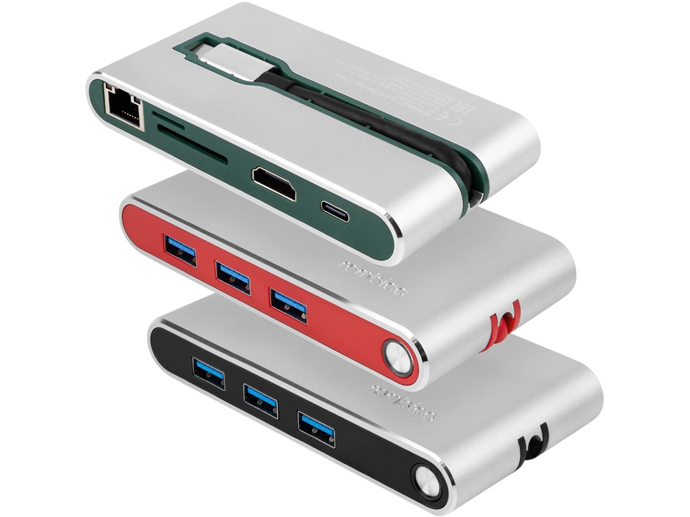 Хаб USB Rombica Type-C Hermes Red-3