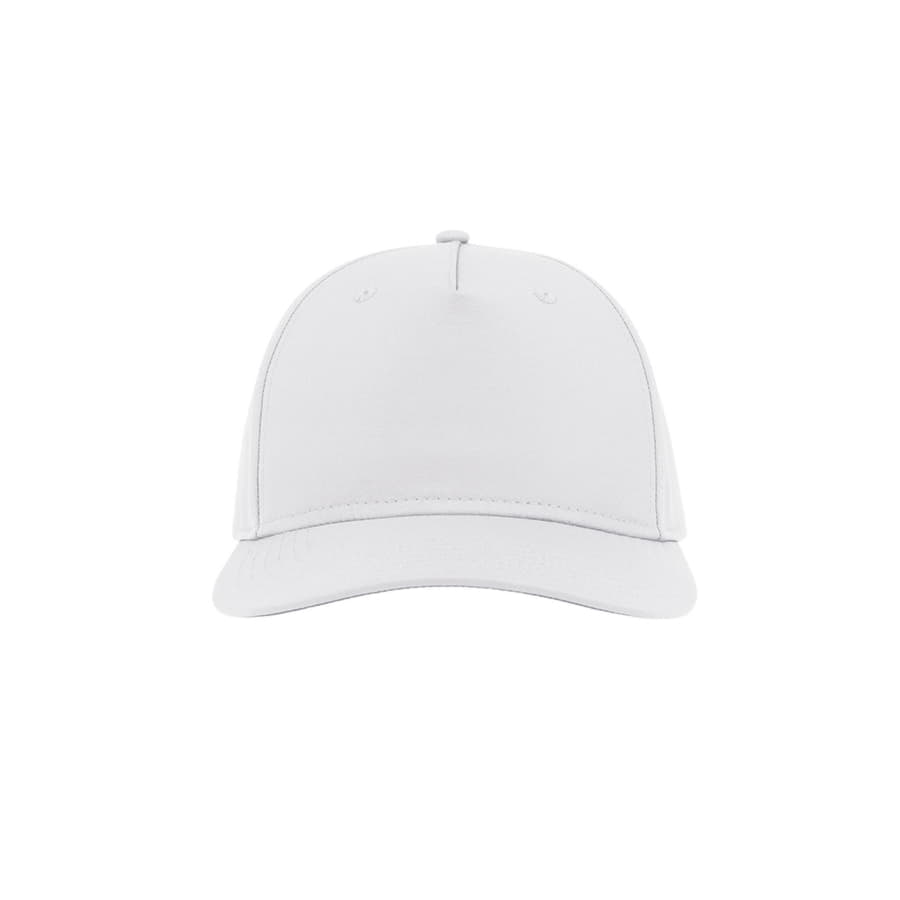 Бейсболка RAY-S, 5 клиньев, застежка на липучке, белый-5