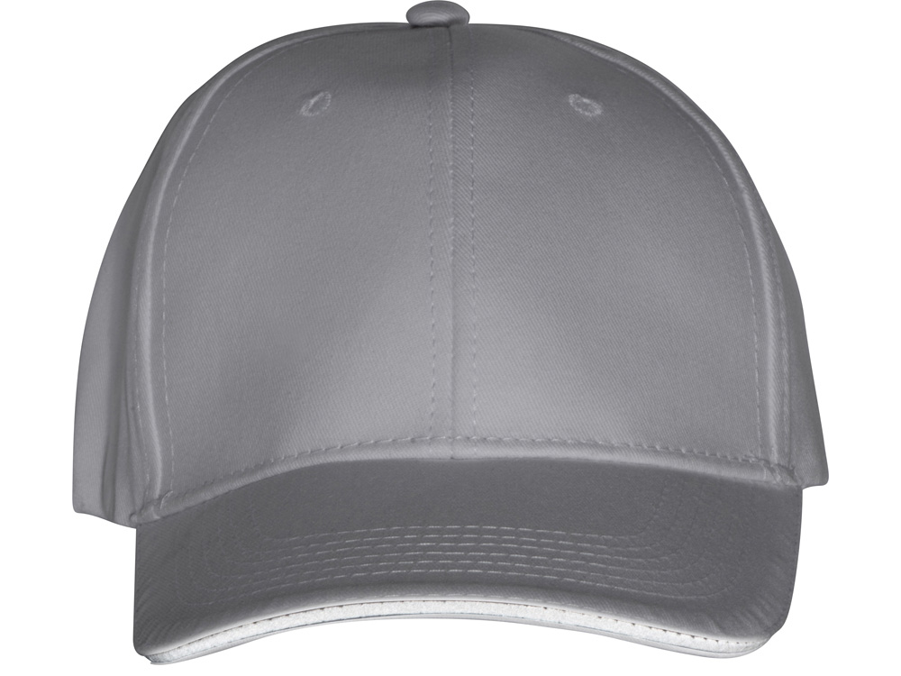 Кепка со светоотражающим кантом, белый-8