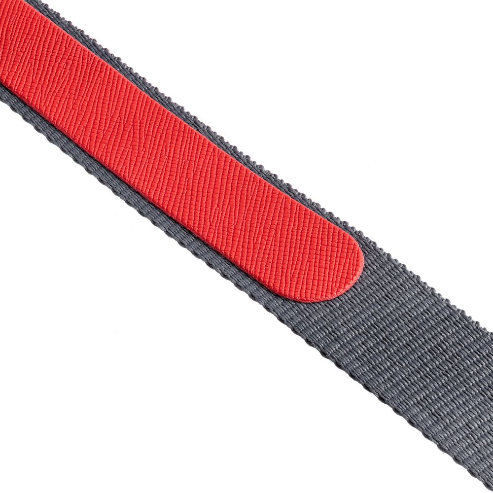 Чехол для пропуска с лентой и ретрактором Devon, красный-2