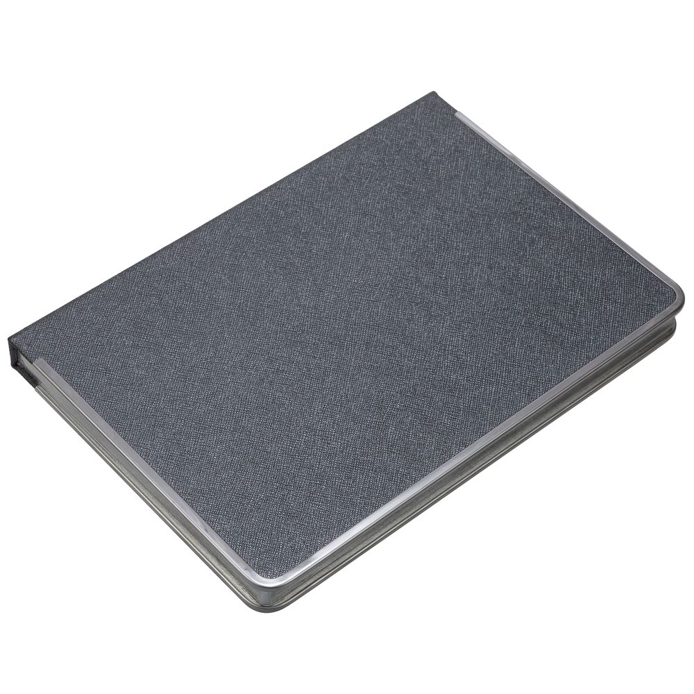 Ежедневник Frame Metal, недатированный, серый-2