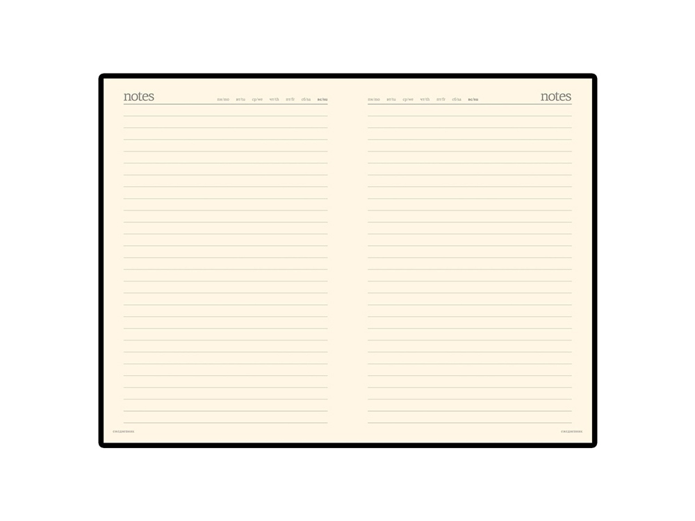 Ежедневник недатированный А6 Megapolis, черный-1