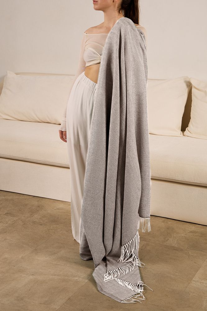 Плед «Гирвас», бежевый-6