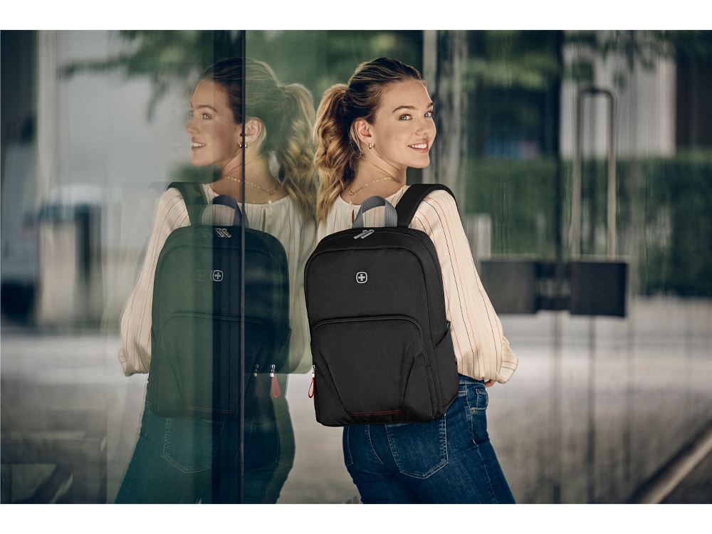 Рюкзак WENGER Motion 15.6, черный, нейлон, 31x17x42 см, 20 л-7