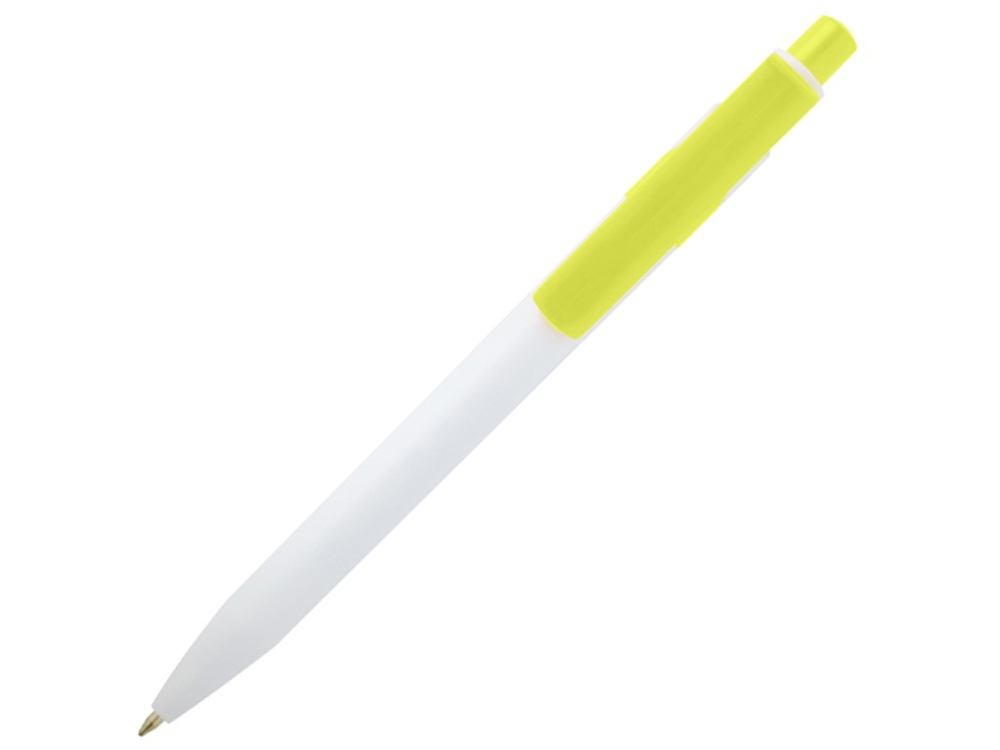Unica шариковая ручка из переработанной пластмассы - Зеленый лайм (черные чернила)-0