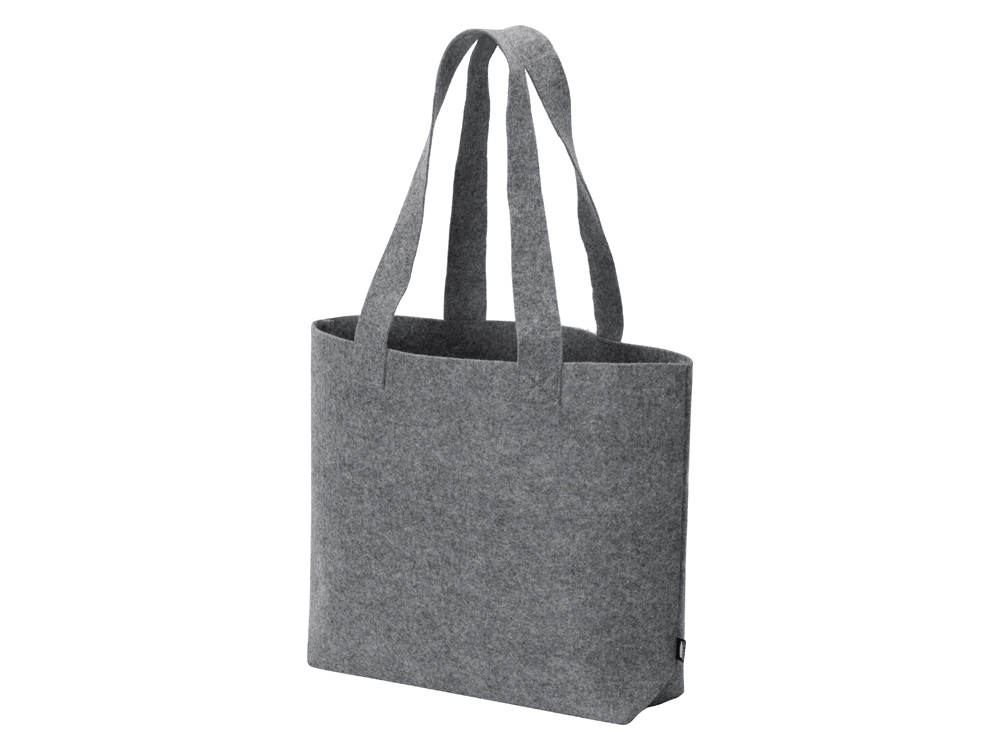 Шоппер фетровый Stratum горизонтальный из переработанного пластика-1