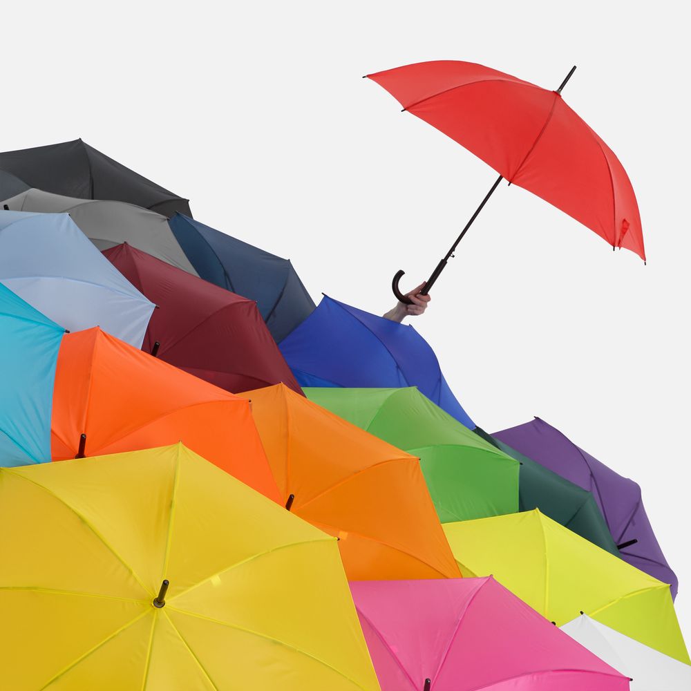 Зонт-трость Standard, зеленое яблоко-3