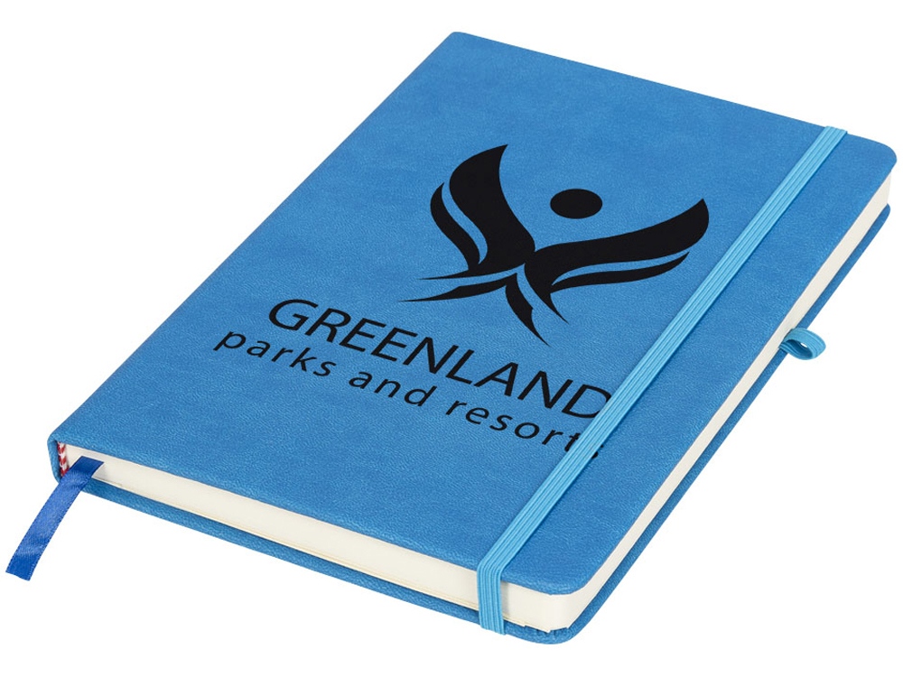 Блокнот Rivista среднего размера, синий-5