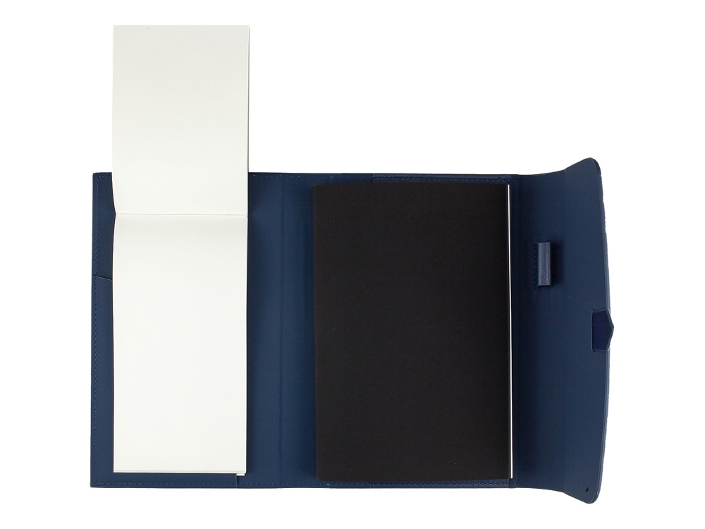 Ежедневник недатированный А5 Senate с магнитным клапаном, синий-4